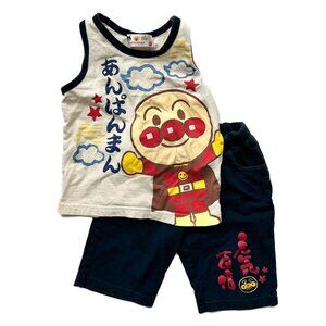 Anpanman Character Toddler Tank And Short Set